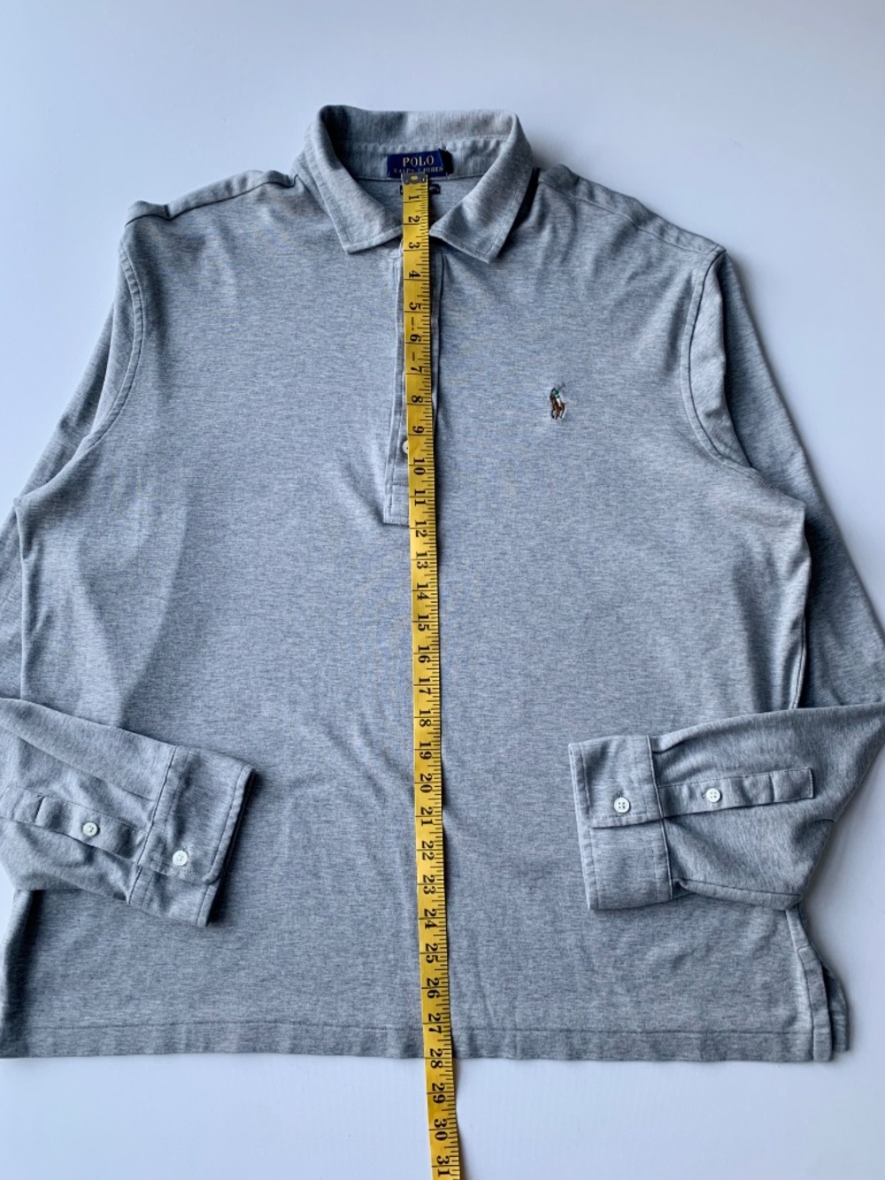 Polo Ralph Lauren Men's Gary Long Sleeve Polo Shirt Pima Cotton Size XXL - Picture 4 of 10